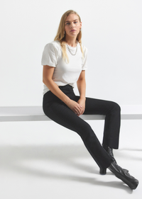 Black Crosby Slim Trouser | Women's Pants by Derek Lam 10 Crosby