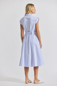 Blue Multi Kayla Dress | Women's Dresses by Derek Lam 10 Crosby