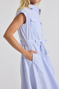Blue Multi Kayla Dress | Women's Dresses by Derek Lam 10 Crosby