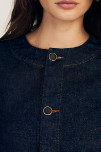 Charme Ezra Button Front Jacket | Women's Jacket by Derek Lam 10 Crosby
