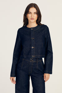 Charme Ezra Button Front Jacket | Women's Jacket by Derek Lam 10 Crosby