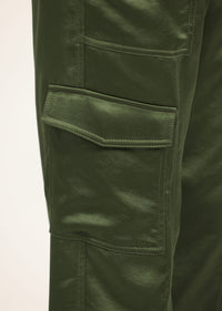 Fatigue Elian Satin Cargo Pant | Women's Pants by Derek Lam 10 Crosby