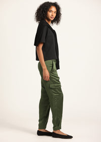 Fatigue Elian Satin Cargo Pant | Women's Pants by Derek Lam 10 Crosby
