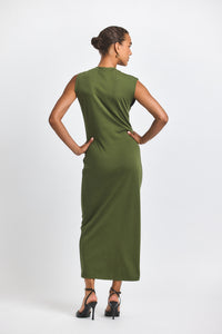 Fatigue Evelise Assymmetric Embellished Twist Dress | Women's Dresses by Derek Lam 10 Crosby