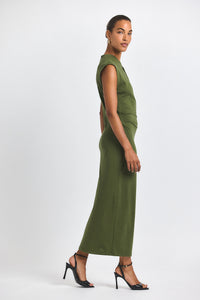 Fatigue Evelise Assymmetric Embellished Twist Dress | Women's Dresses by Derek Lam 10 Crosby