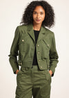 Fatigue Celinora Cotton Drill Cropped Jacket | Women's Jackets by Derek Lam 10 Crosby