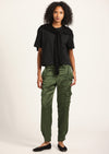 Fatigue Elian Satin Cargo Pant | Women's Pants by Derek Lam 10 Crosby
