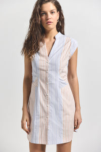Horizon Multi Elyse Dress | Women's Dresses by Derek Lam 10 Crosby