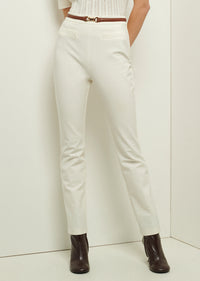Soft White Fia Slim Pants | Women's Pants by Derek Lam 10 Crosby